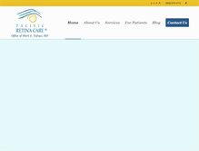 Tablet Screenshot of pacificretinacare.com
